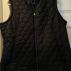 Free Country Black Reversible Quilted Vest